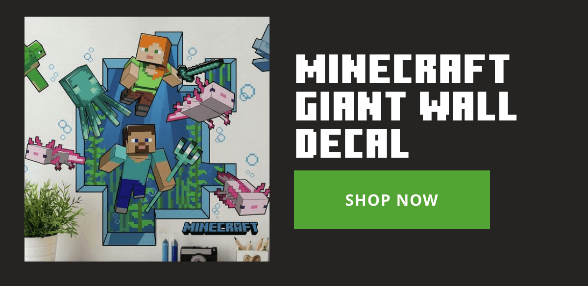 Minecraft Giant Wall Decal
