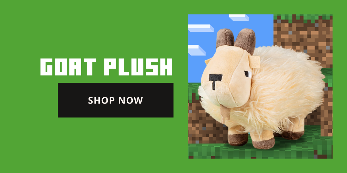 Minecraft Goat 8" Plush