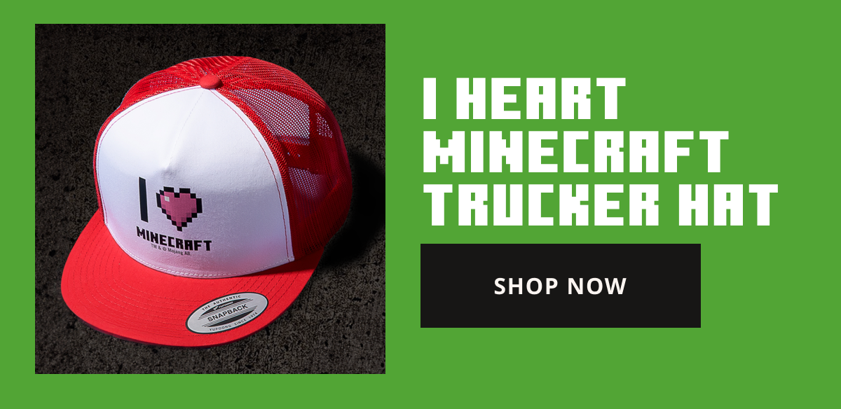 I Heart Minecraft Trucker Hat
