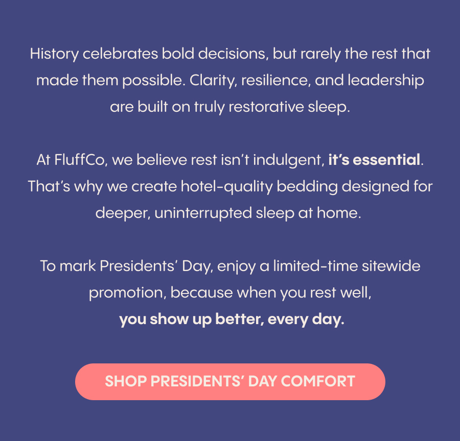 FluffCo's President's Day