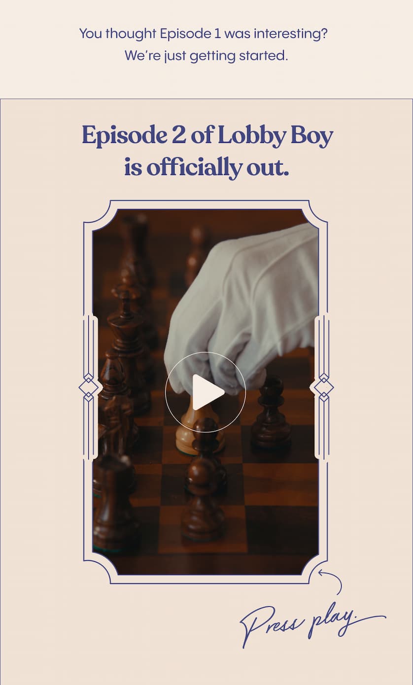 Episode 2 of Lobby Boy is officially out.