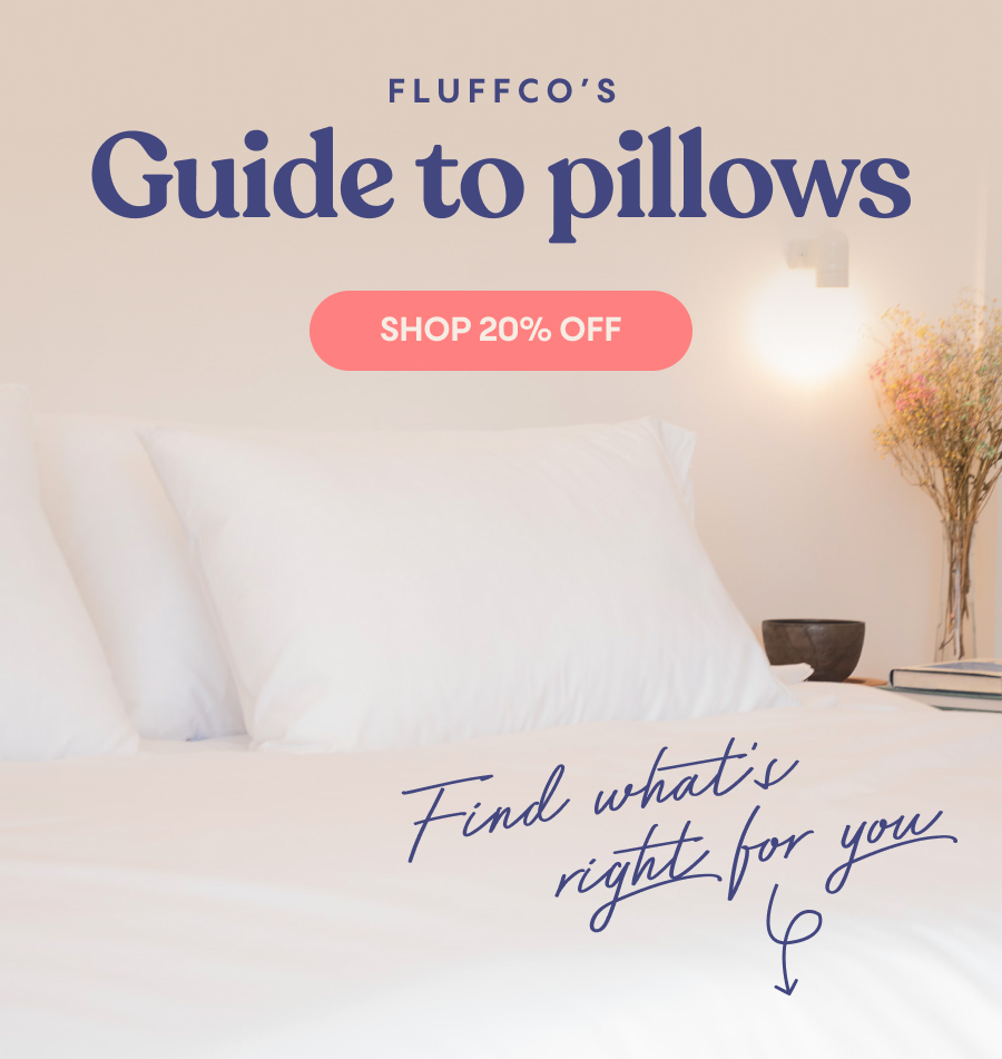 fluffco guide to pillows