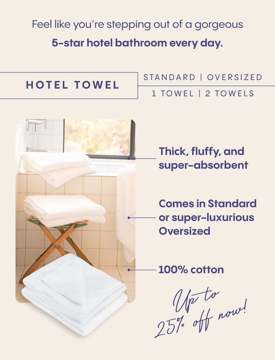 towel flash sale