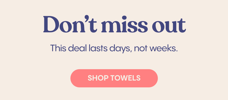 towel flash sale