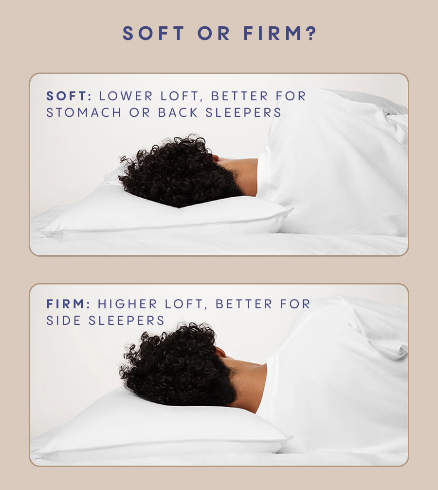 soft vs firm pillows