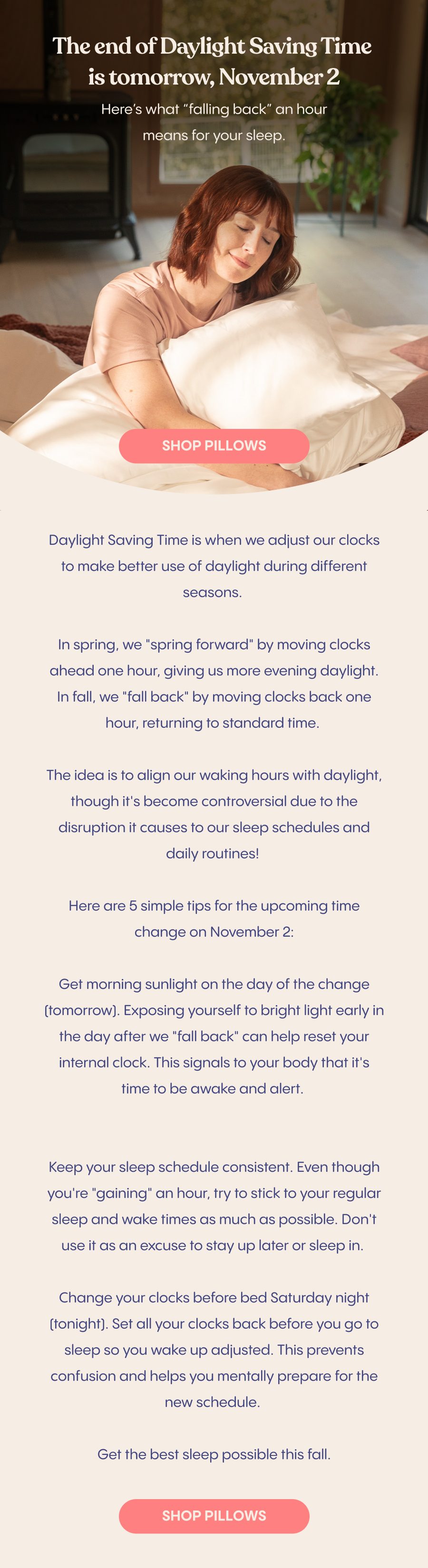 daylight savings time is tomorrow