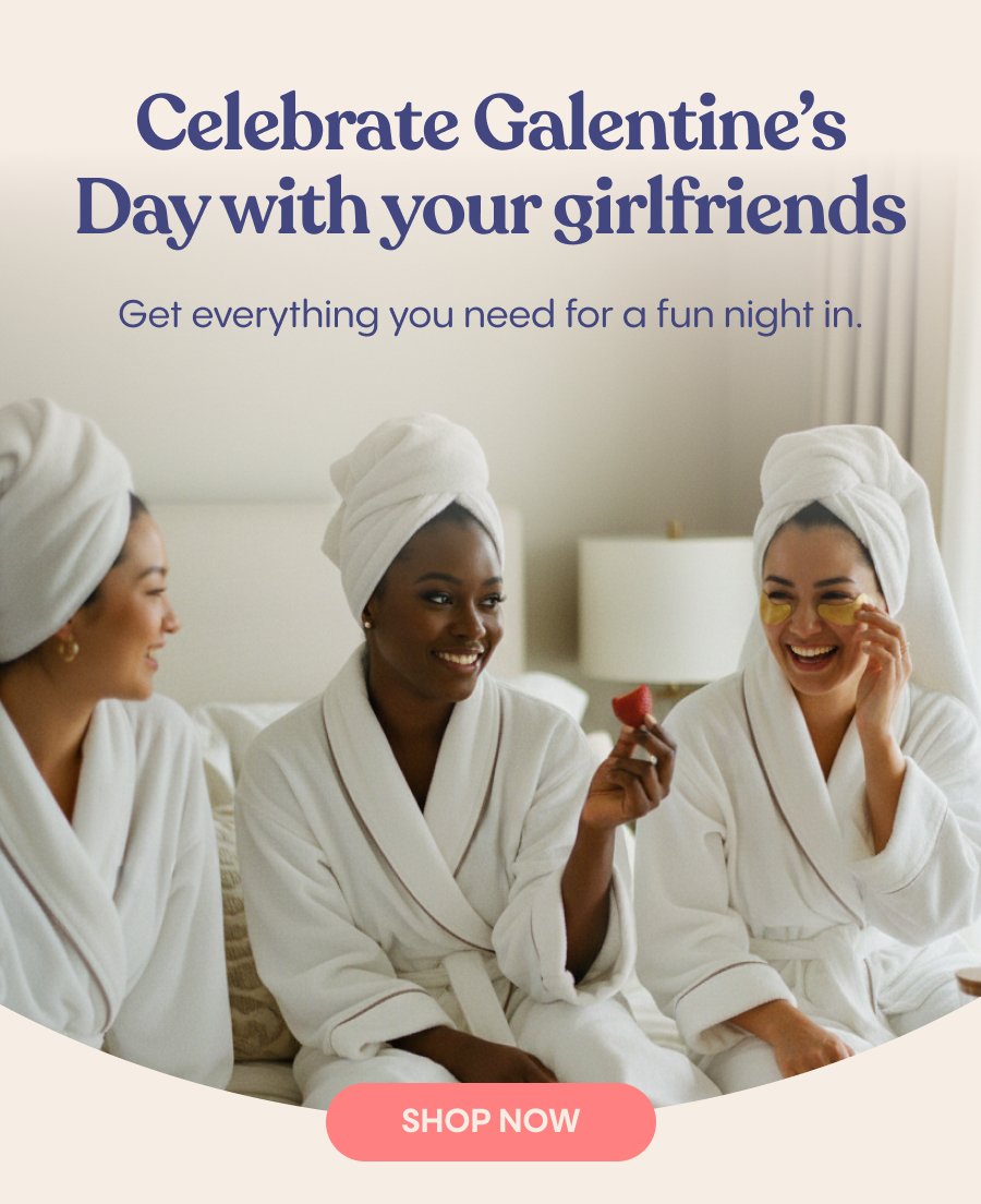 Galentine's Day is an unofficial holiday celebrated just ahead of Valentine's Day, devoted to celebrating female friendships and the women who make life sweeter. Inspired by a Parks and Recreation moment made iconic by Leslie Knope, it's a reminder that love deserves to be celebrated in all its forms. While Galentine's Day can be spent out on the town, we believe the most meaningful celebrations happen at home, unhurried, intimate, and indulgently comfortable. An elevated way to celebrate Galentine's Day: Set the tone with comfort. Soft loungewear, cozy pajamas, and a relaxed pace set the mood for the evening. Gather around good food and good conversation. A thoughtfully arranged charcuterie board and your favorite drink go a long way.