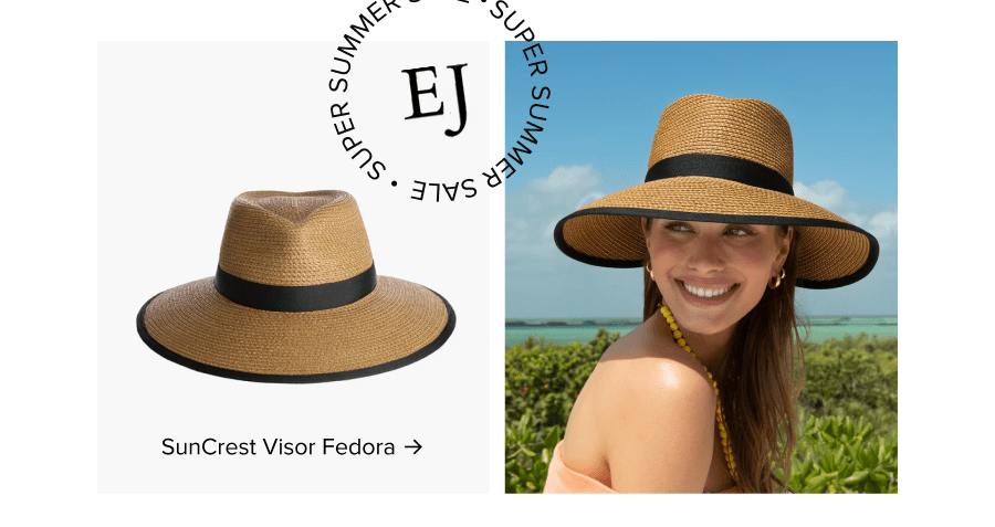 SunCrest Visor Fedora