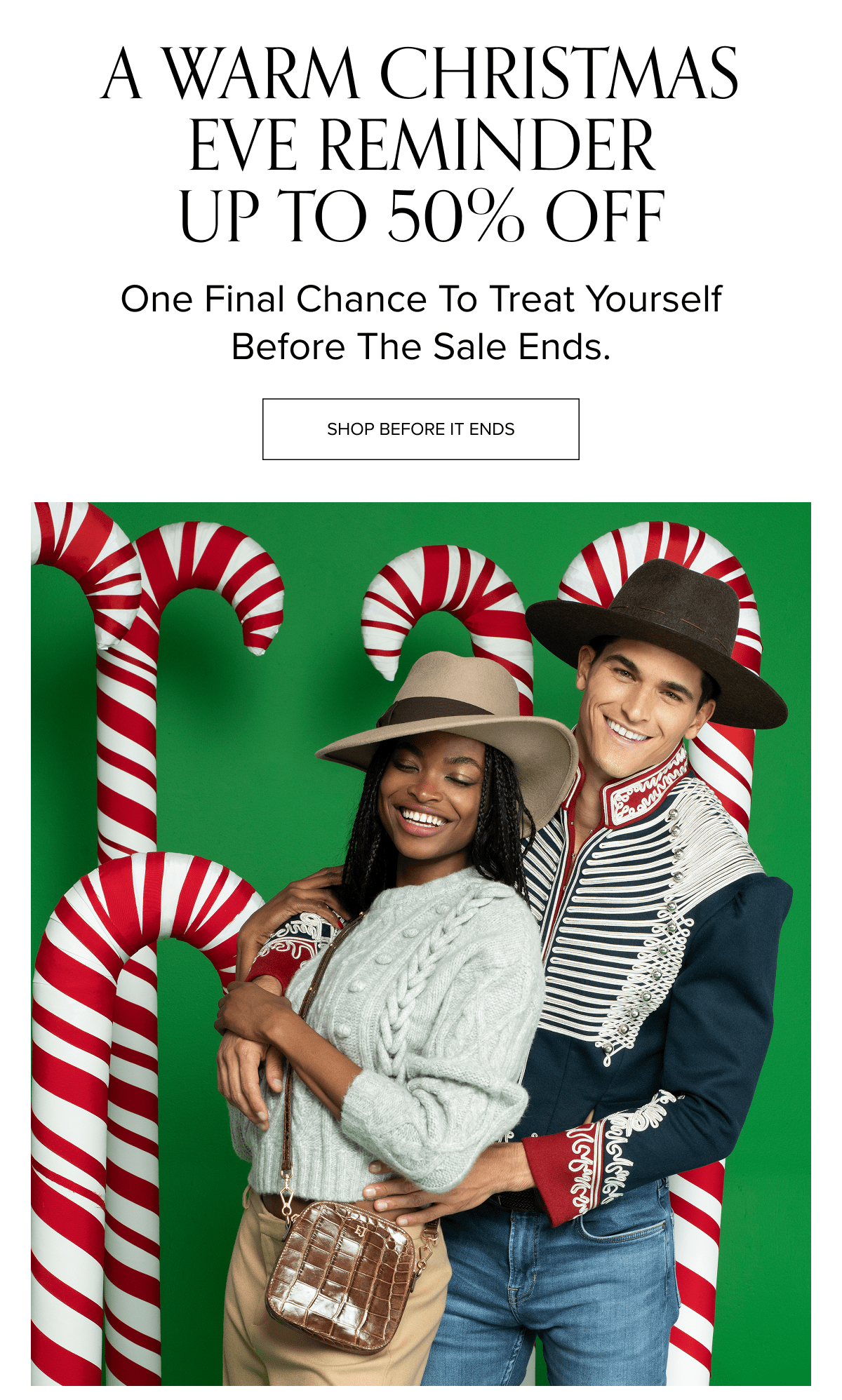 A Warm Christmas Eve Reminder | Up to 50% Off