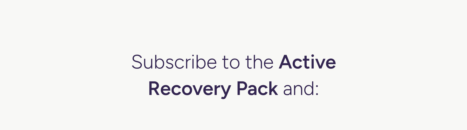 Immune Active Recovery Pack