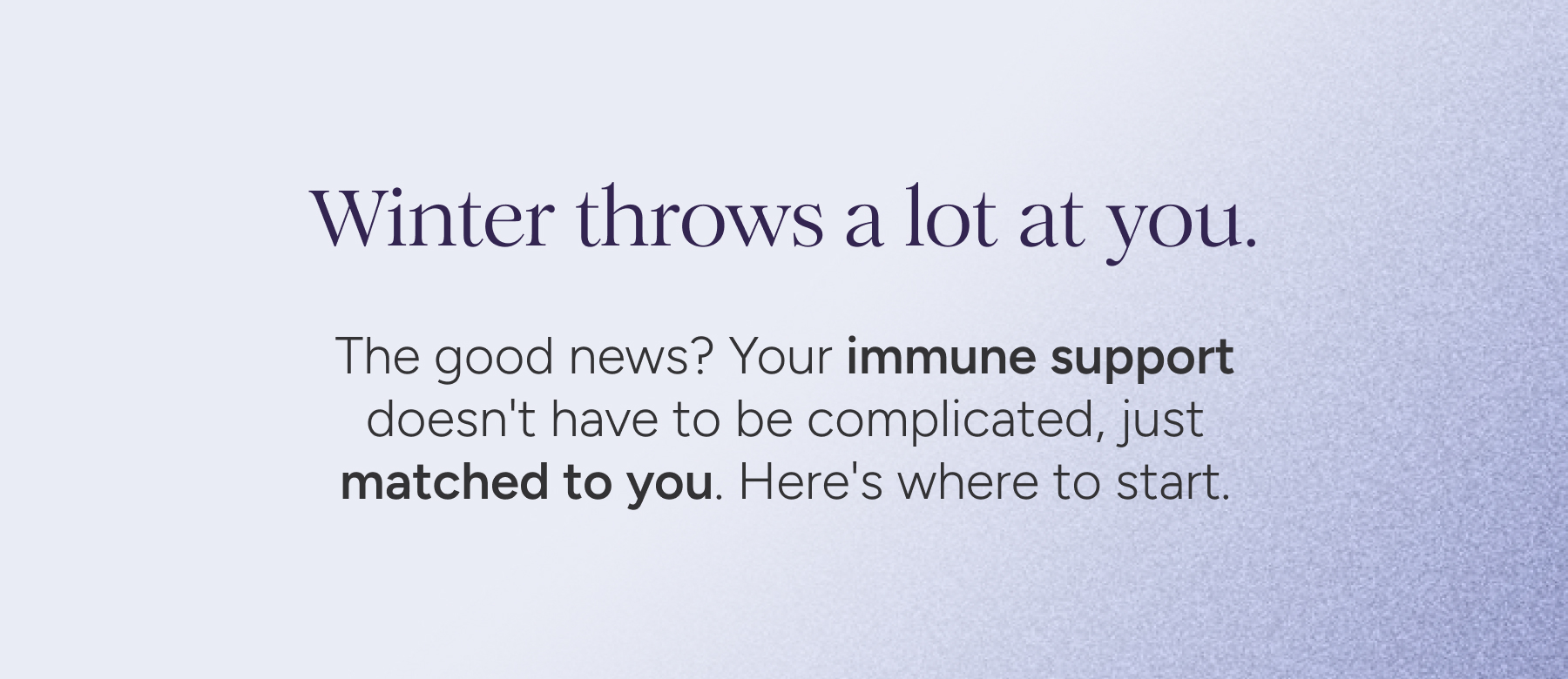 Immune Support