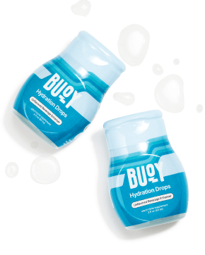 2 bottles of Buoy Hydration Drops.