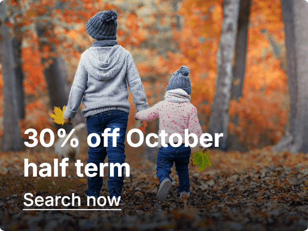 30% off October half term