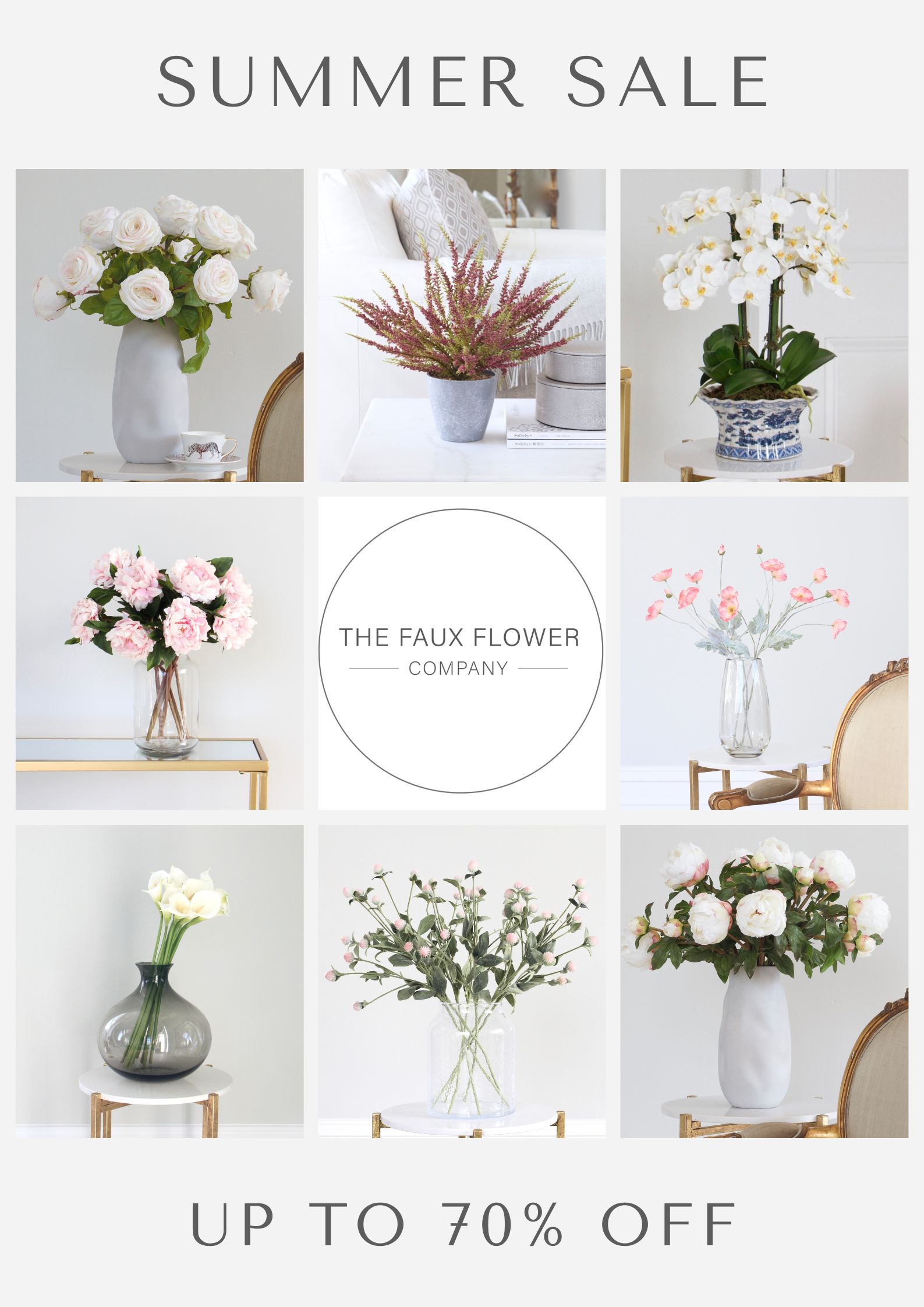 Summer Sale Up to 70 OFF The Faux Flower Company