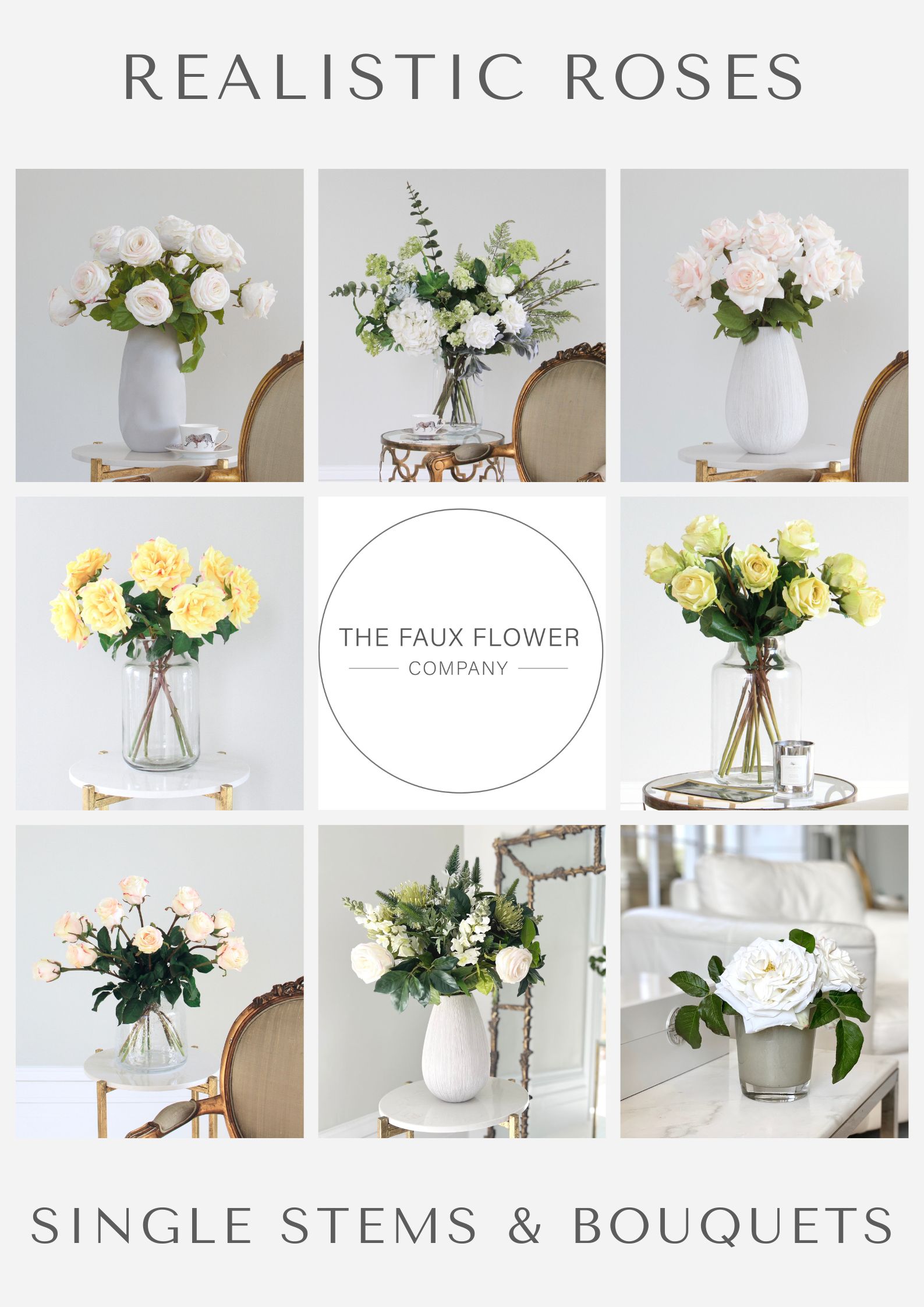 The Most Realistic Roses The Faux Flower Company