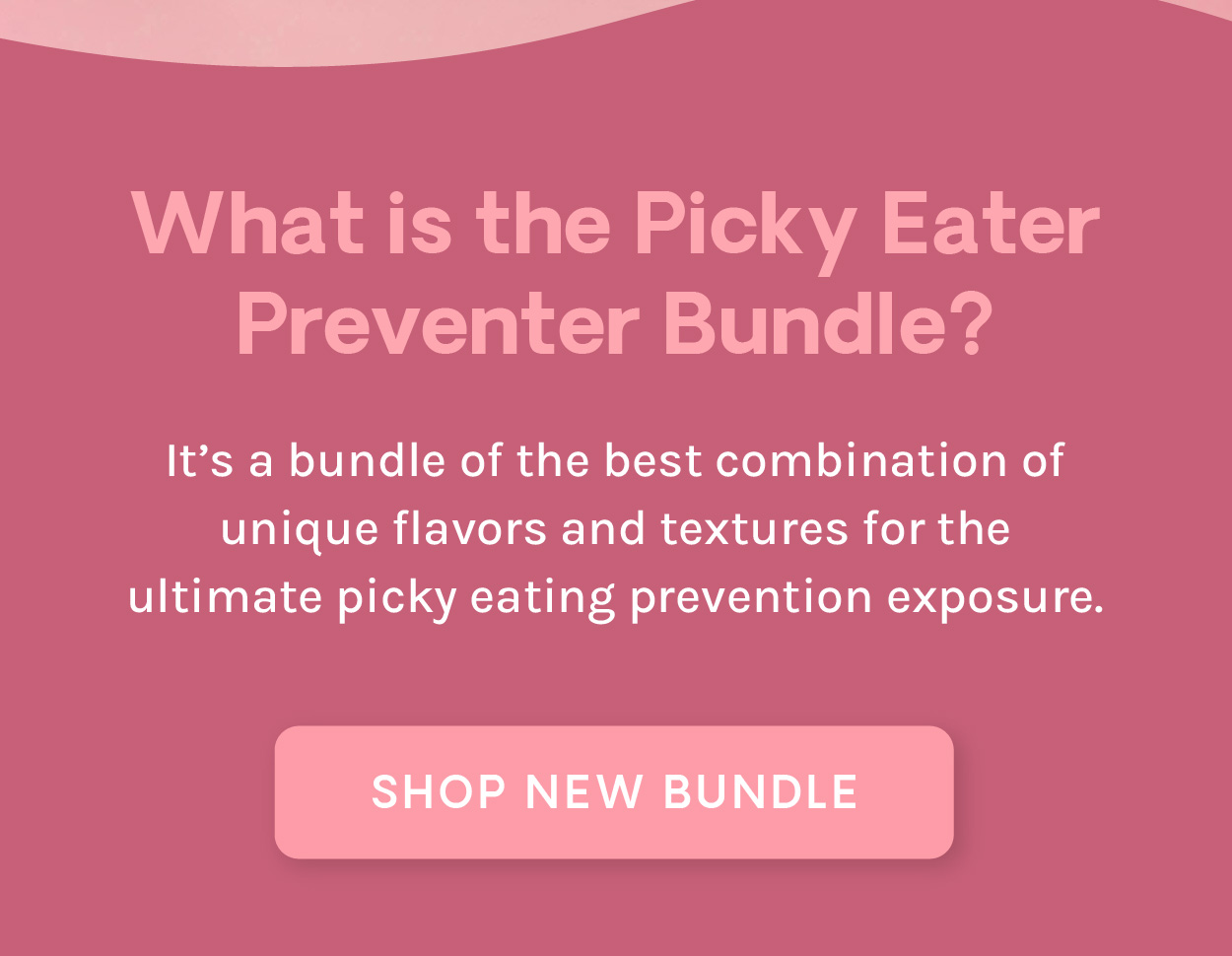 A picky eater? No thank you! My Serenity Kids