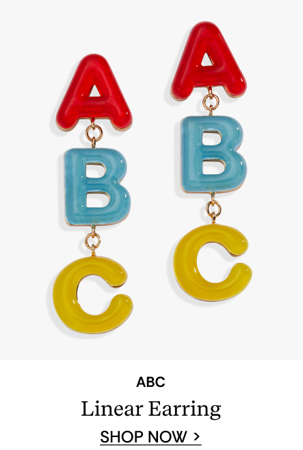 ABC Linear Earring | SHOP NOW
