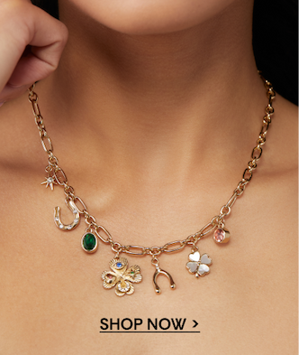 Lucky Four Leaf Clover Charm Necklace | SHOP NOW
