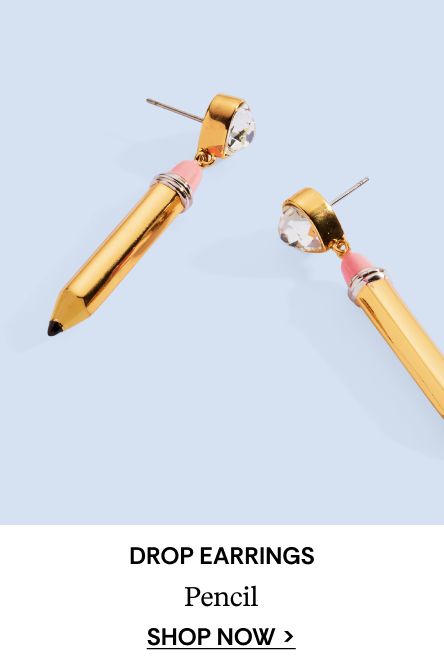 Pencil Heart Drop Earrings | SHOP NOW