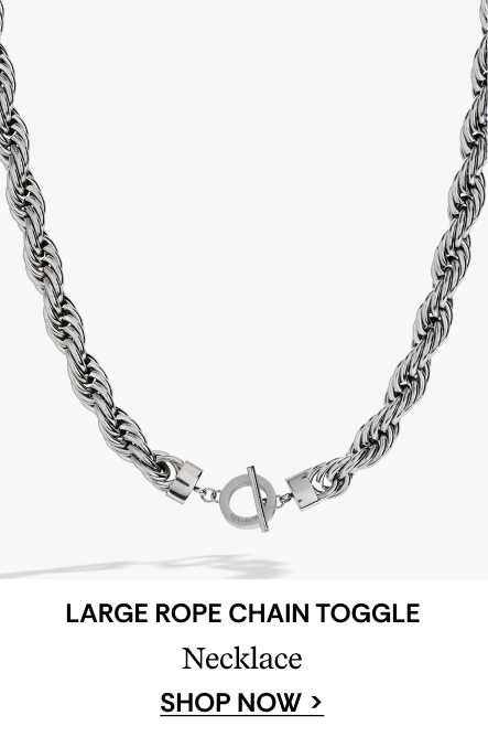 Large Rope Chain Toggle Necklace | SHOP NOW
