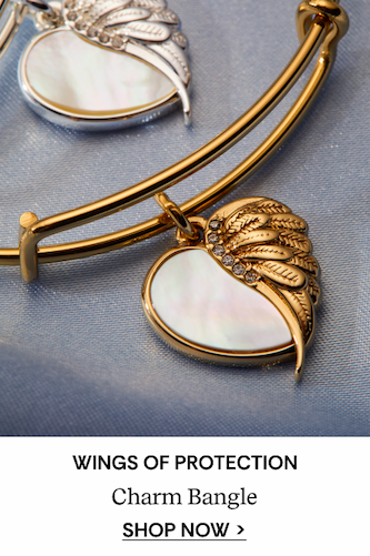 Wings of Protection Charm Bangle | SHOP NOW