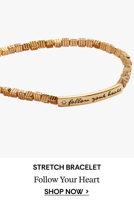 Follow Your Heart Stretch Bracelet | SHOP NOW