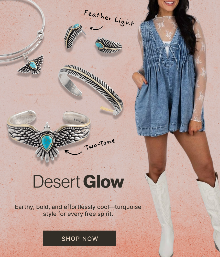 Desert Glow || Earthy, bold, and effortlessly cool -- turquoise style for every free spirit || SHOP NOW