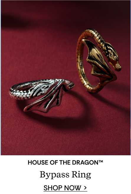 HOUSE OF THE DRAGON™ Syrax Bypass Ring | SHOP NOW
