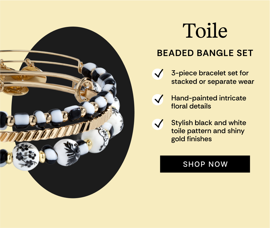 Toile Beaded Bangle Set | SHOP NOW
