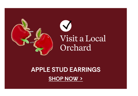 Apple Stud Earrings | SHOP NOW