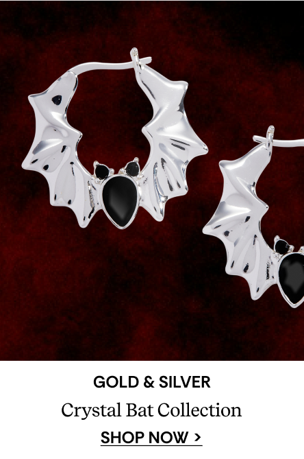 GOLD AND SILVER CRYSTAL BAT COLLECTION | SHOP NOW