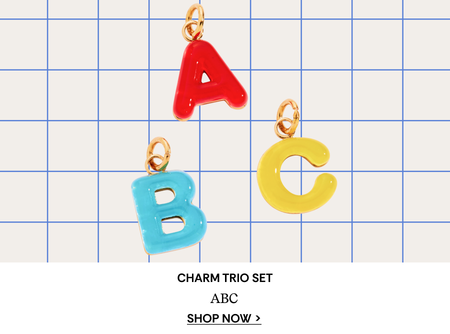 ABC Charm Trio Set of 3 | SHOP NOW