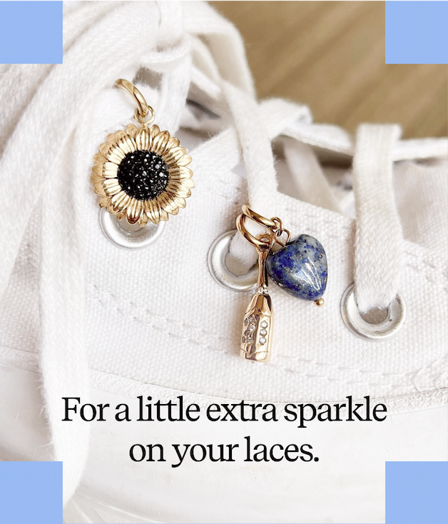 For a little extra sparkle on your laces.