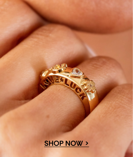 Love and Luck Open Domed Ring | SHOP NOW