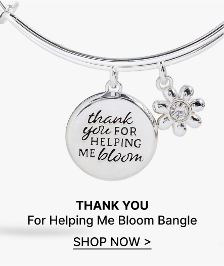 Thank You For Helping Me Bloom Bangle | Shop Now