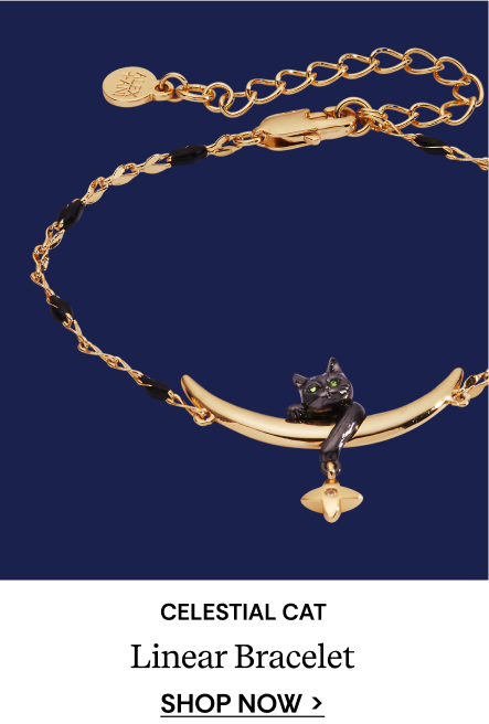 Celestial Cat Linear Bracelet | SHOP NOW