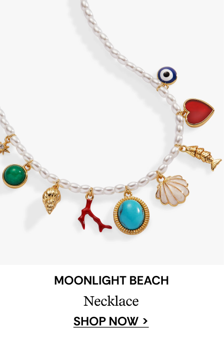 Moonlight Beach Pearl Charm Necklace | SHOP NOW