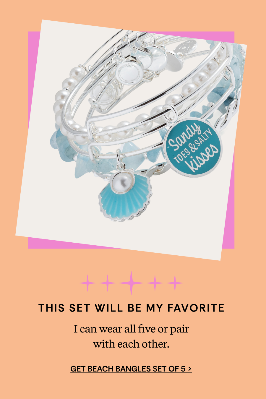 GET BEACH BANGLES SET OF 5