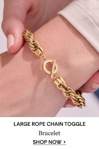 Large Rope Chain Toggle Bracelet | SHOP NOW