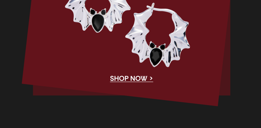 BAT HOOP EARRINGS | SHOP NOW