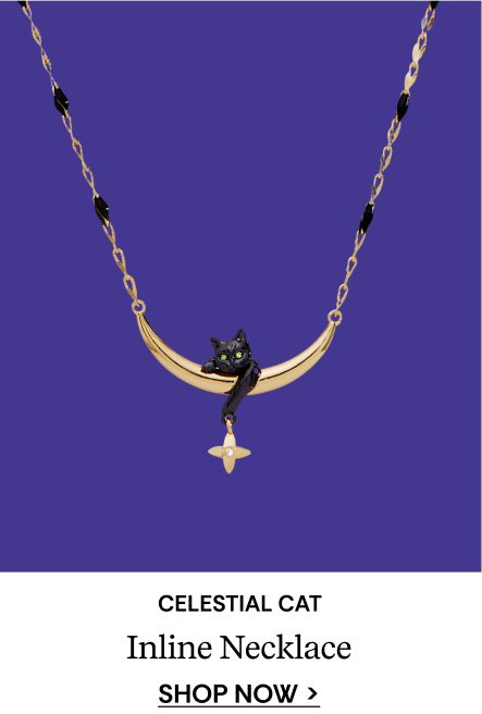 Celestial Cat Inline Necklace | SHOP NOW