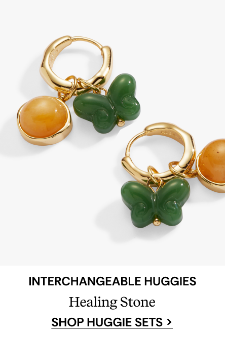 Healing Stone Huggie Interchangeable Set | SHOP NOW