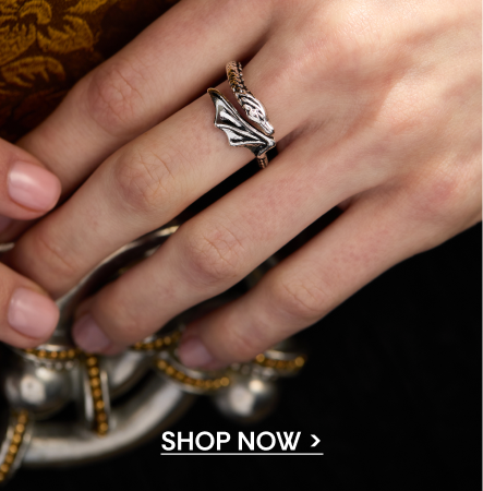 HOUSE OF THE DRAGON™ Syrax Bypass Ring | SHOP NOW