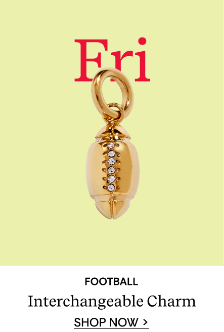 Football Interchangeable Charm | SHOP NOW