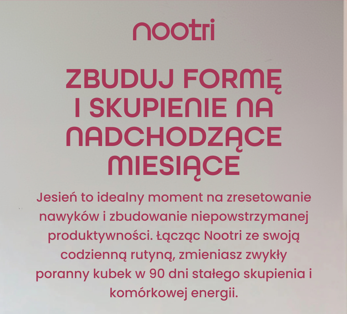 Zbuduj Formę I Skupienie Na Nadchodzące Miesiące