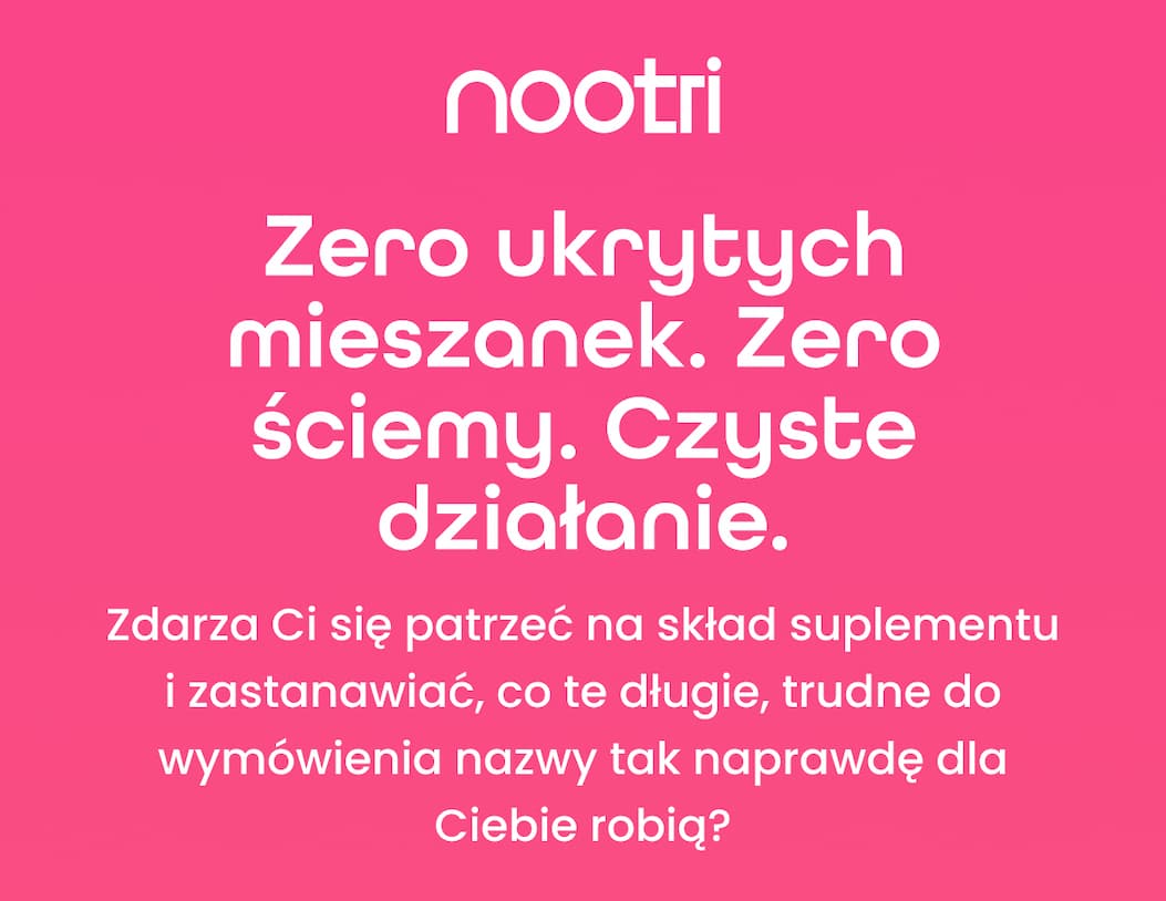 Zero Ukrytych Mieszanek. Zero Ściemy. Czyste Działanie.