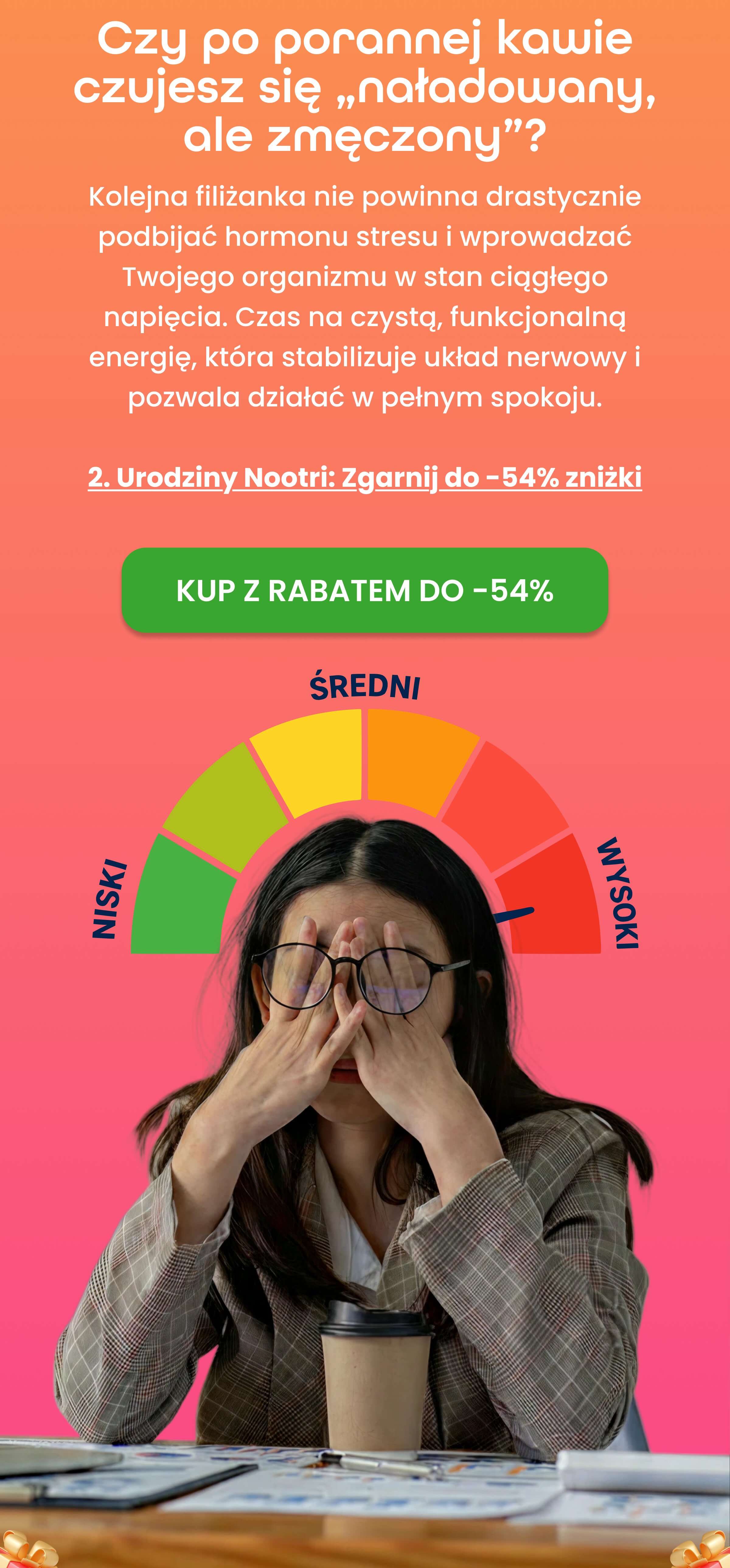 Czy po porannej kawie czujesz się „naładowany, ale zmęczony?