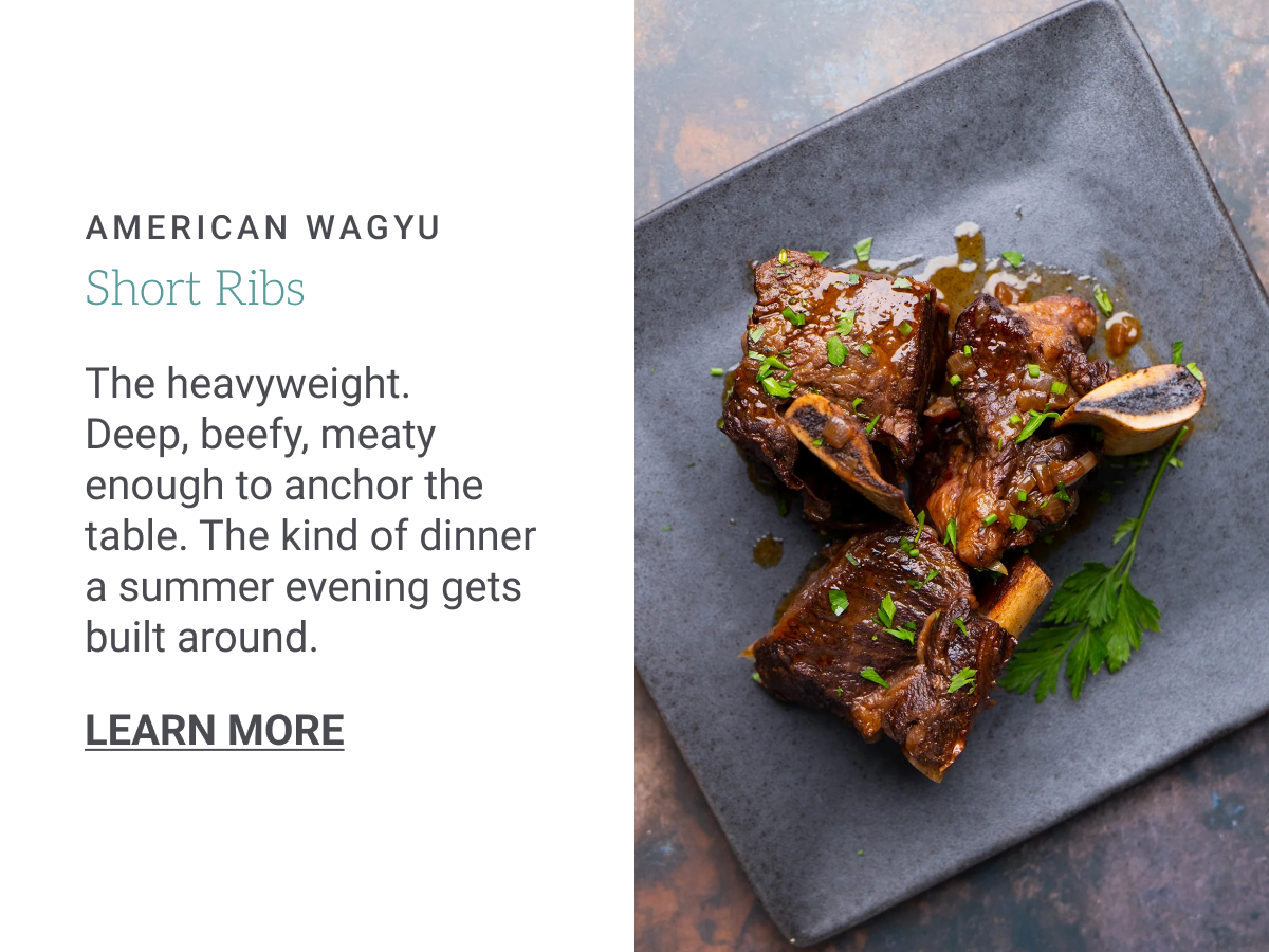 American Wagyu Short Ribs card
