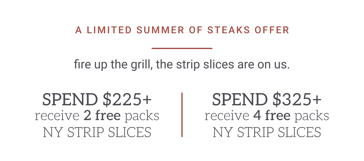 Limited summer offer discount details
