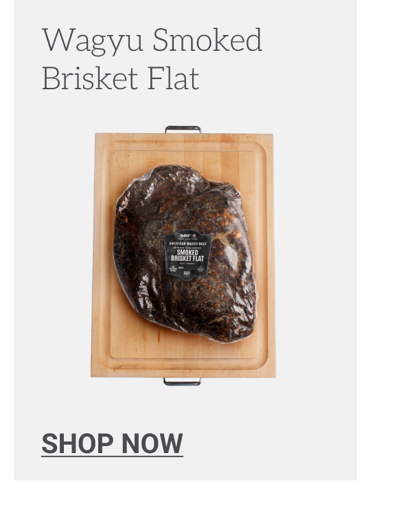 Wagyu Smoked Brisket Flat